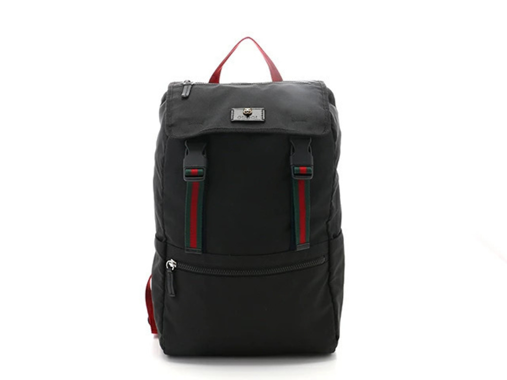 Gucci Backpack Rucksack Daybag Canvas Bag